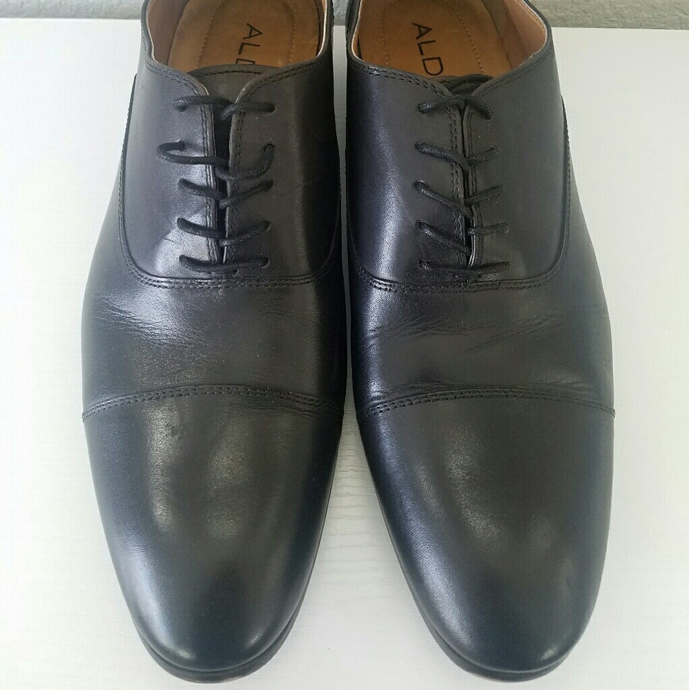 Aldo black dress shoes US 14, EUR 47, UK 13